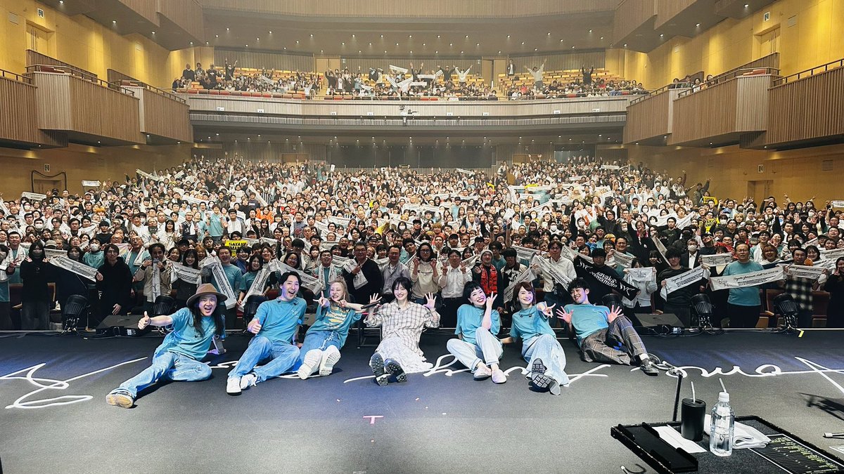 ツアーファイナル東京day1
ありがとうございました🌟

皆の声量が凄すぎて逆に感動させてもらいました🥲❤️‍🔥
明日で終わるの寂しい🥲

#home_away_from_home