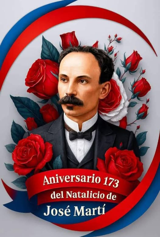 Martí , el 28 vuelves a nacer en cada niño , joven o anciano que reflejado,  se ve en tu obra!