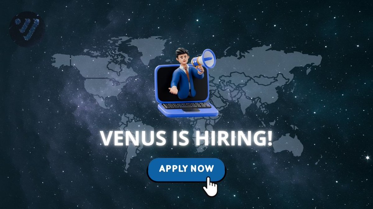 Ambassador Opportunity 🔔

💰 Earn $100–$300 monthly + perks
<a href="/VenusProtocol/">Venus Protocol</a> is onboarding community builders.

Follow <a href="/VenusProtocol/">Venus Protocol</a>
Like &amp; repost
Apply 👇
docs.google.com/forms/d/e/1FAI…