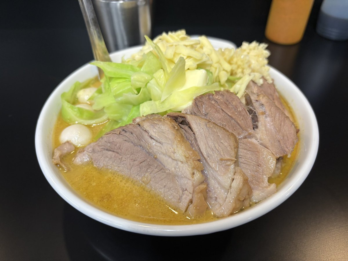 EGOTAMA_'s tweet photo. ハイパーファットン！
日曜に味噌カレー牛乳ラーメン！
火曜にソルポタ！今日は回鍋肉まぜそば！
全部美味すぎ！！(っ ॑꒳ ॑c)ﾏｯ
味噌カレー牛乳また食べてえ(っ´ω`c)ﾏｯ... https://t.co/T37he9ctkz
