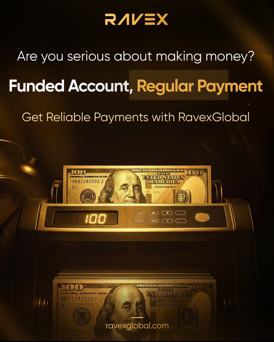 If you're serious about profits, the process must be clear.

With Ravex Global
📌 Funded account
📌 Clear rules
📌 Regular and reliable payments

Designed for disciplined traders, not speculators.

🔒 Licensed under MISA Regulation

👉 portal.ravexglobal.com/register