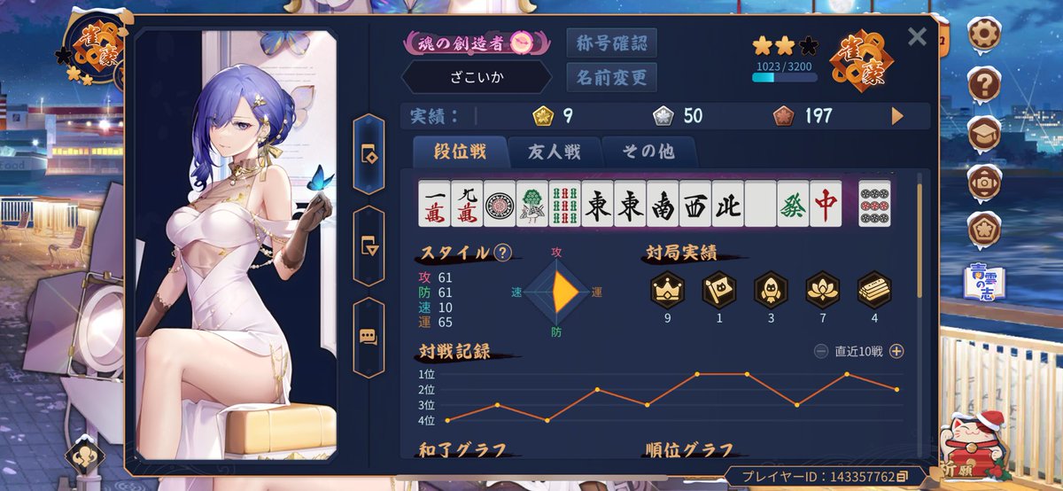 久々にポイント4ケタ
苦しい…けど耐えてる