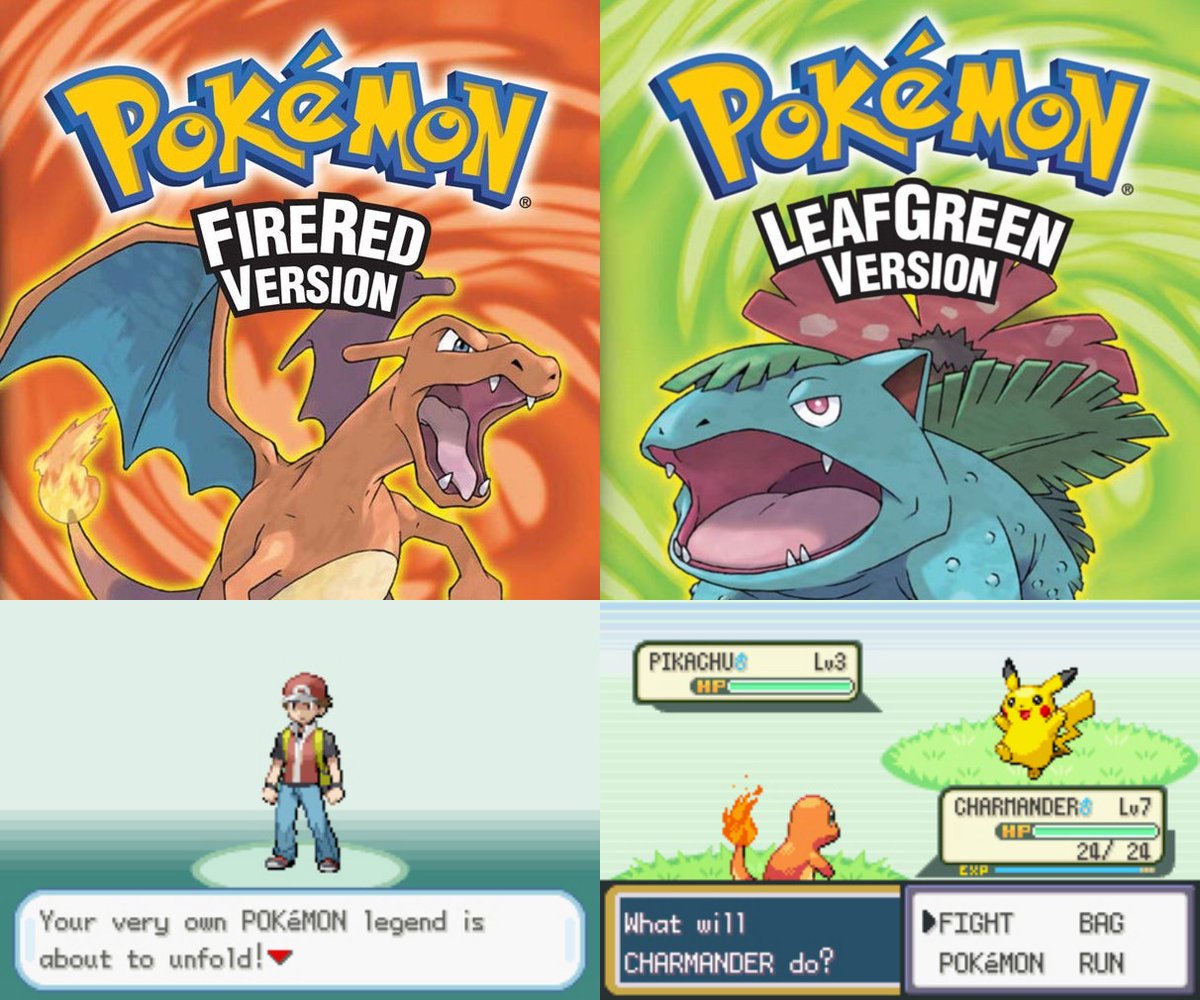 Pokémon FireRed and LeafGreen released 22 years ago!

These are the only versions of Gen 1 that I need.