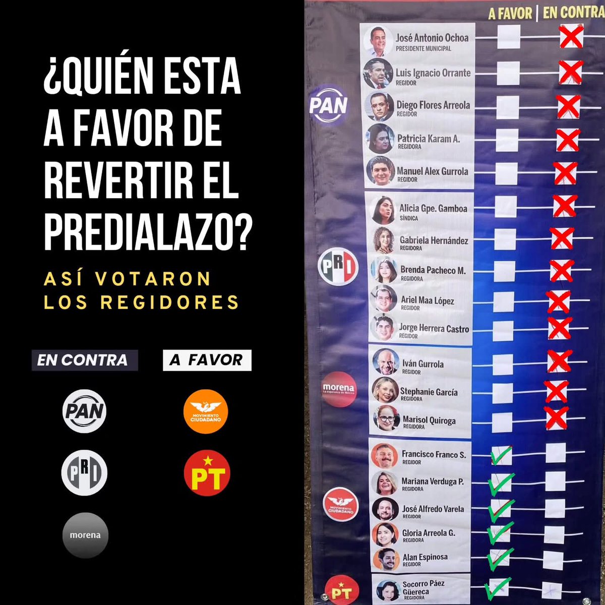 En  #Durango
Las cosas como son. Asi votaron nuestros representantes  populares, cuando se propuso echar pa atras el desmedido aumento al predial. Fue un ejercicio a mano alzada y que cree solo dos partidos le entraron  los demás mostraron su verdadera cara.