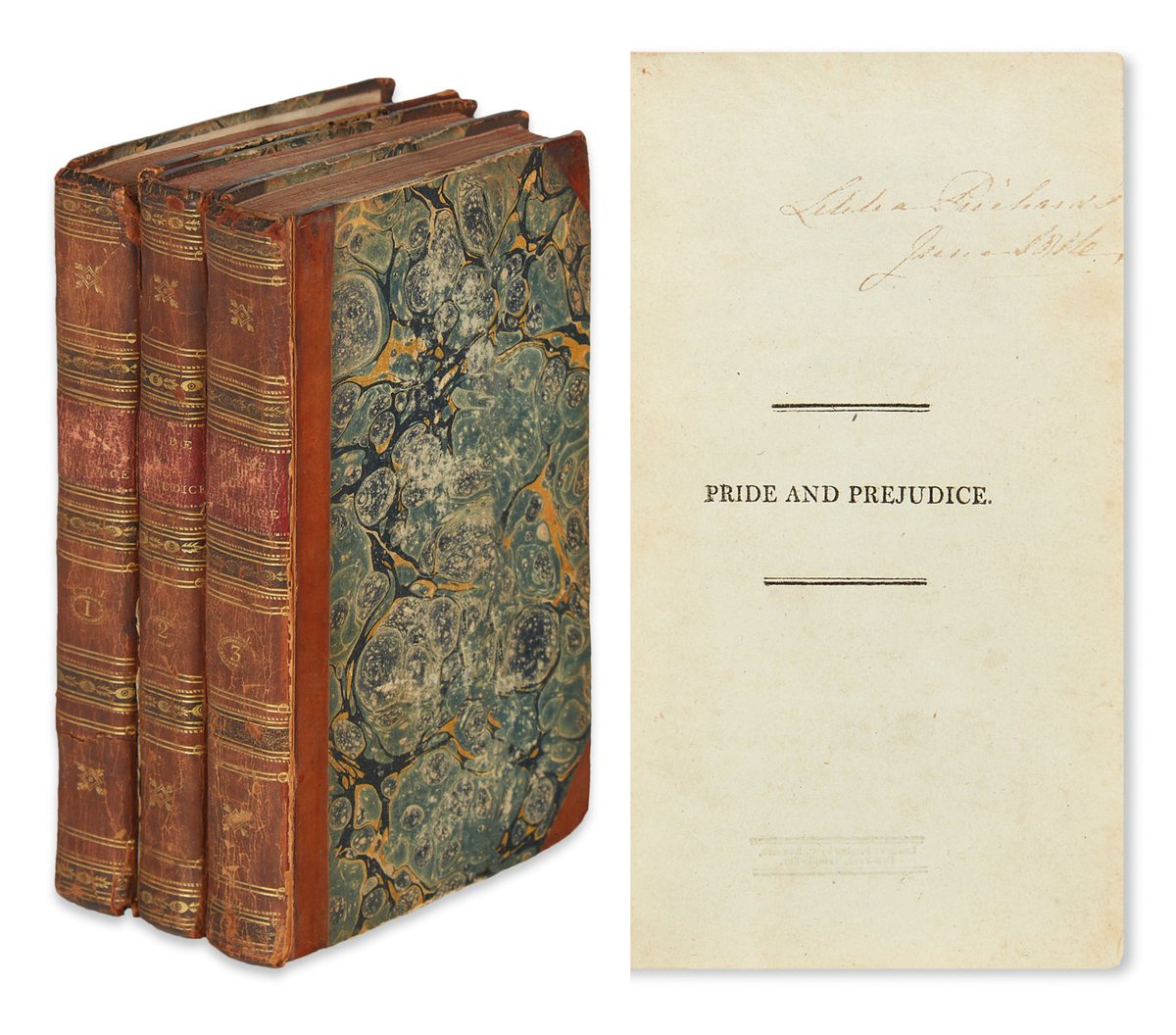 pandparchive's tweet image. today marks the 213th anniversary of jane austen's darling child 'pride and prejudice', published anonymously in 1813.