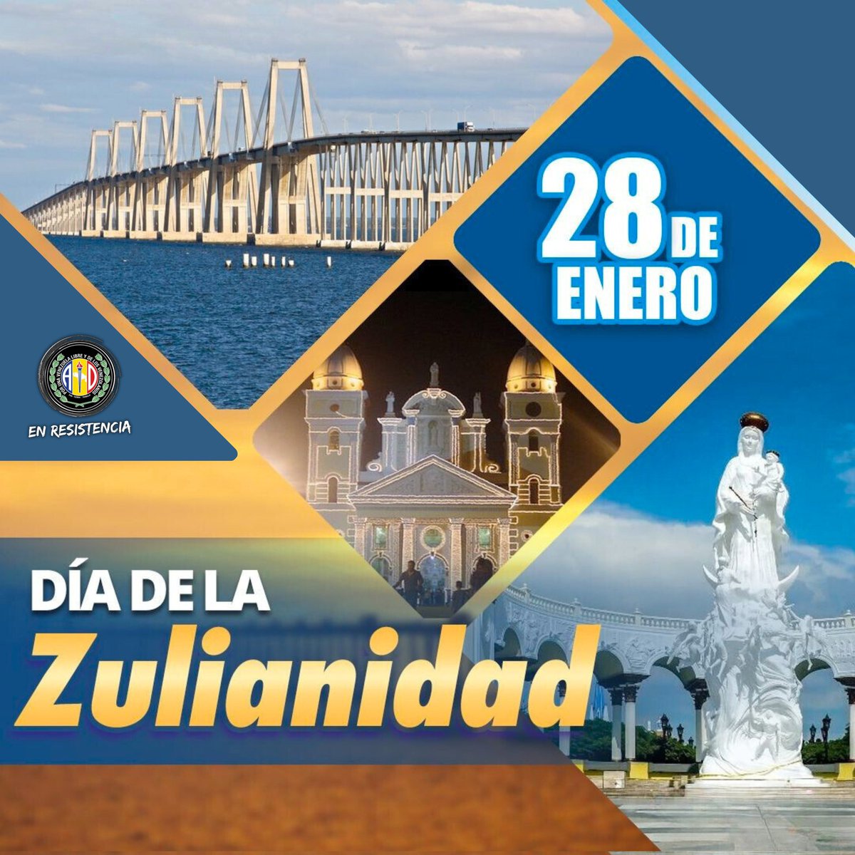 ADemocratica's tweet image. En este día de la zulianidad saludamos a todo el pueblo zuliano. Una fecha que reconoce la identidad, cultura e historia del estado Zulia, una de las regiones más ricas y diversas de nuestro país.
