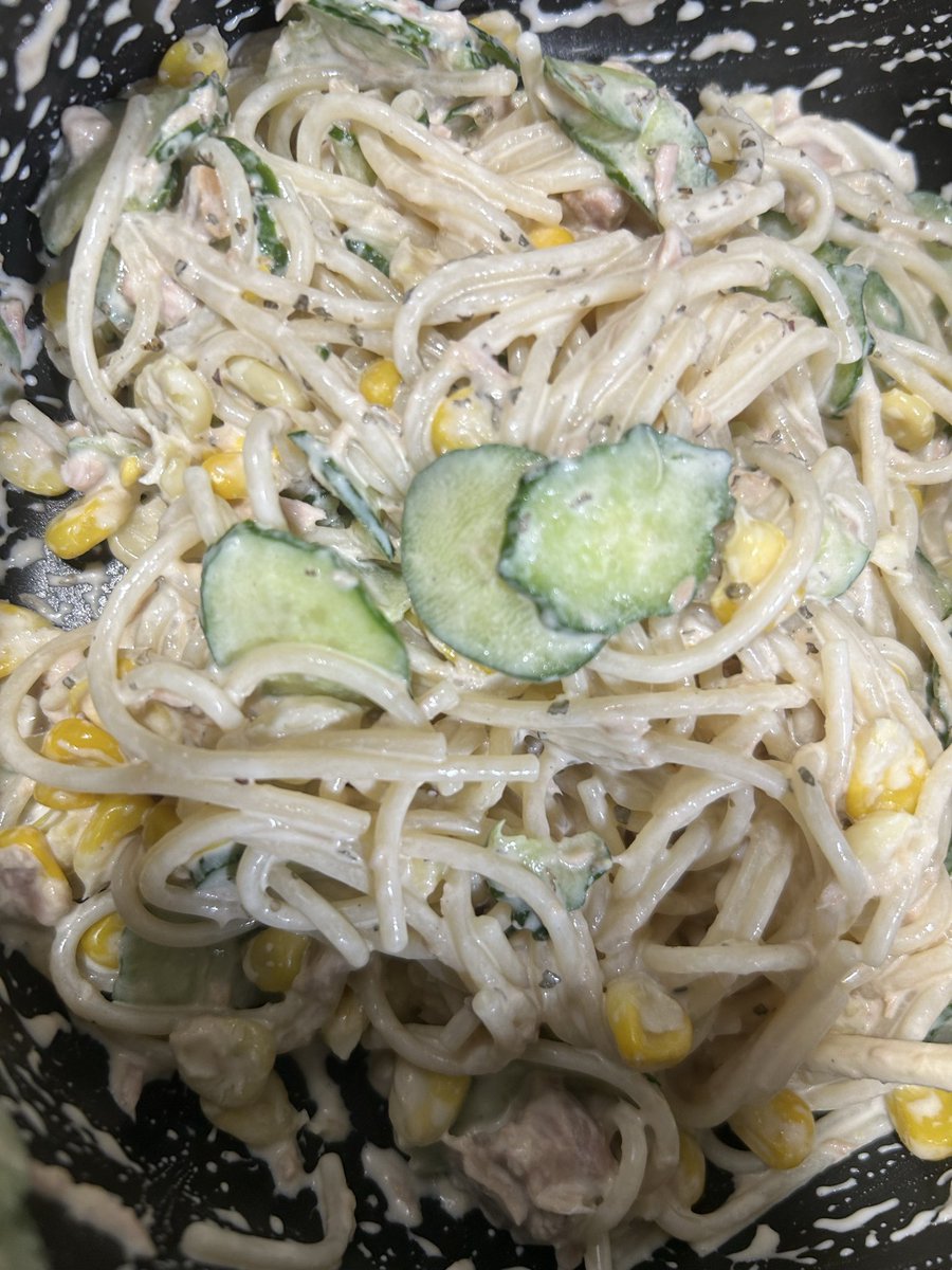 スパゲティサラダの最高版が出来てしまった