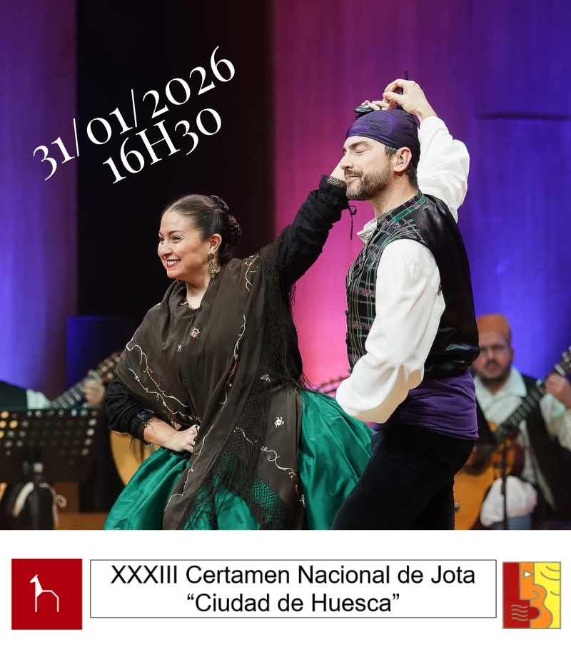 pcongresoshu's tweet image. 💃🕺Súmate al XXXIII Certamen Nacional de Jota.
Ven a disfrutar de la jota, tradición que se vive y se siente:
✍️ Sábado, 31 enero
👉 Auditorio Carlos Saura
🖊️10:30 h
🎟️ Entradas: entradas.palaciocongresoshuesca.es/par-public/res…
🖊️16:30 h 
🎟️ Entradas: entradas.palaciocongresoshuesca.es/par-public/res…

@aytohuesca #huesca #jota