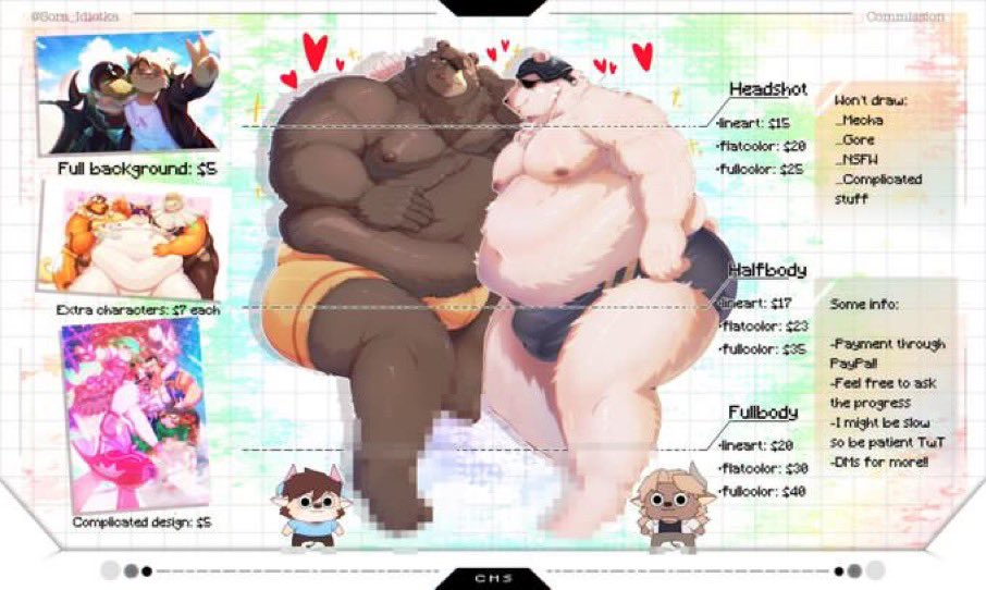 Commission open for 3 slot ppl!!!! Come claim ur wildest desire 🗣️🗣️🔥🔥🔥🔥