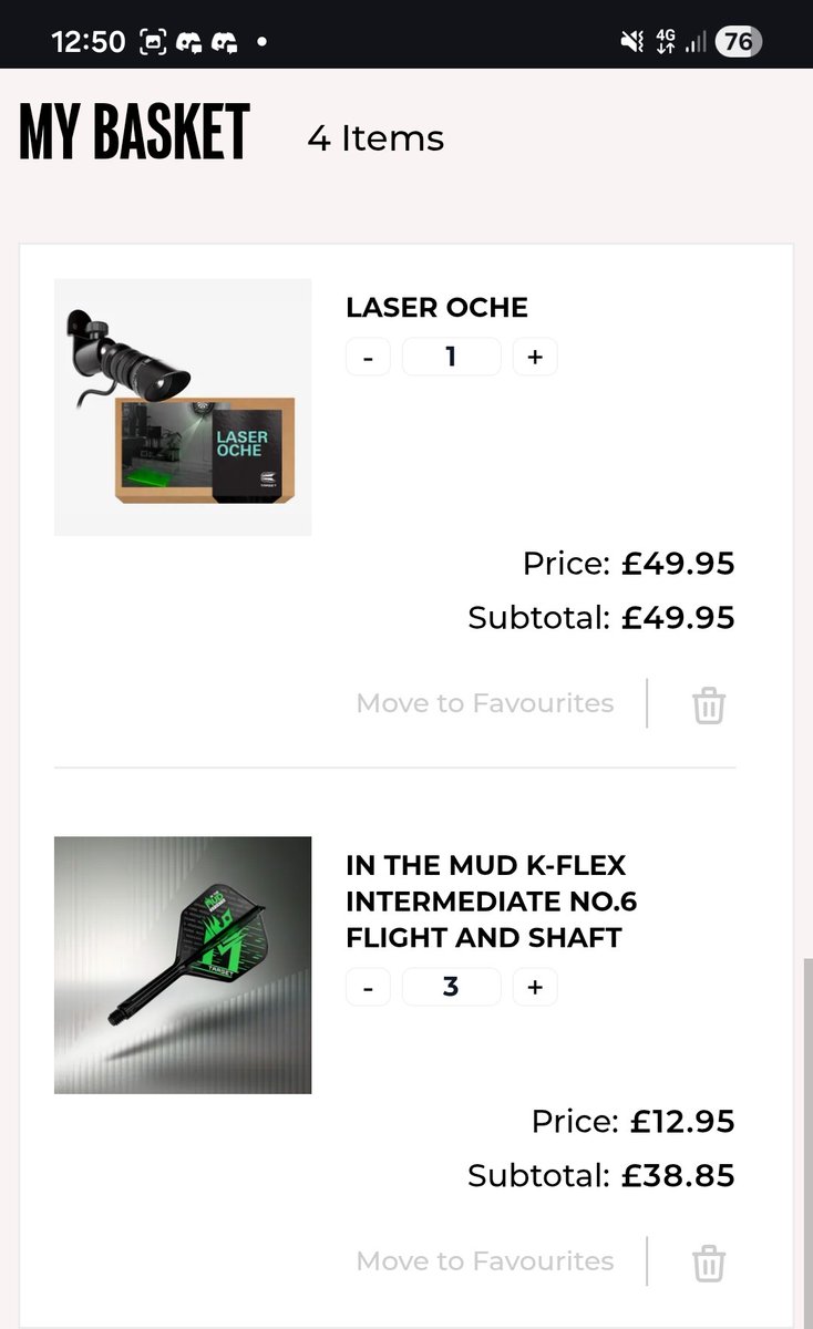 Absolutely stunning! Ordered some of these along with a laser oche for the home set up! <a href="/TargetDarts/">Target Darts</a> delivering again! #TeamTarget #ITMSKflex #Mudgang