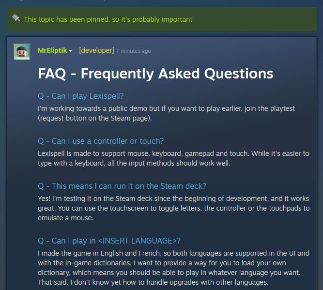 I made a little FAQ post on Lexispell community

steamcommunity.com/app/4053960/di…