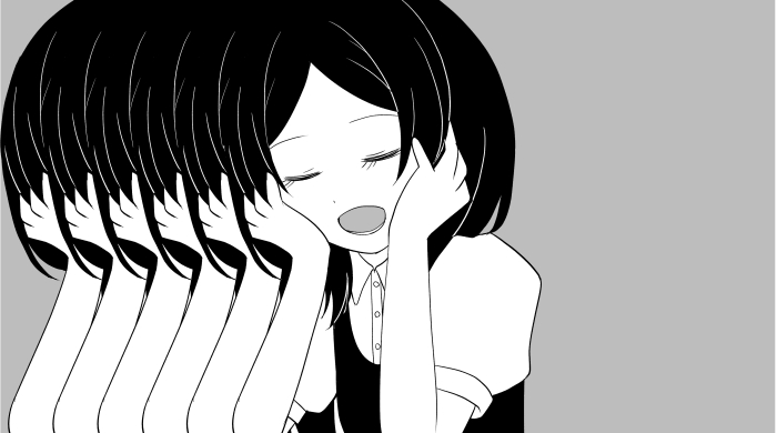 colletsan's tweet image. 歌枠きゅうくらりんやすみさん　＃やすみの絵日記