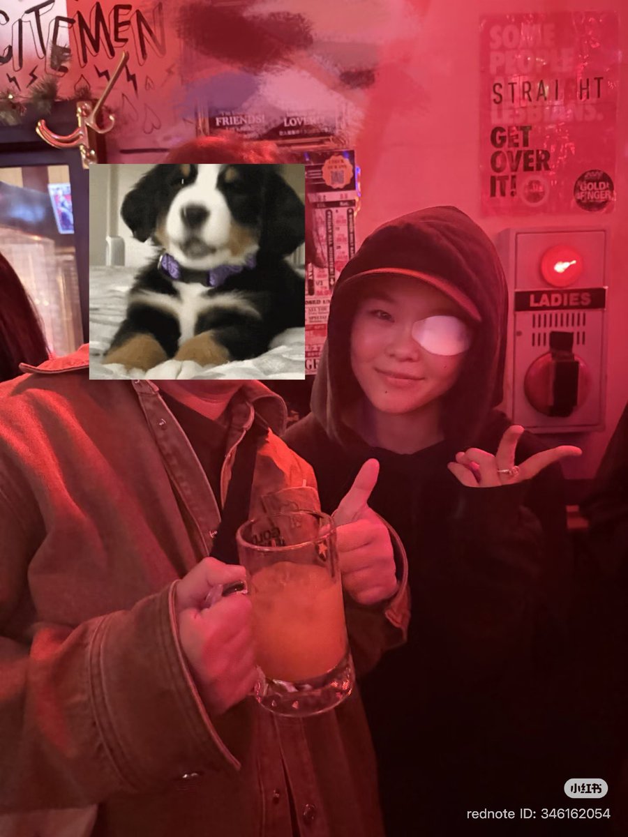 Auralizzie's tweet photo. It always gets me that he went to Goldfinger (the most famous lesbian bar in Tokyo) just 24 hours after turning 20. https://t.co/UuD5yjX3uB