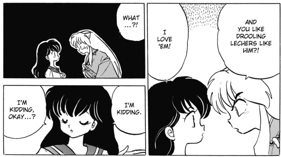 going back to the good ol' classics

god i love kagome's sass so much, and their dynamic is hilarious