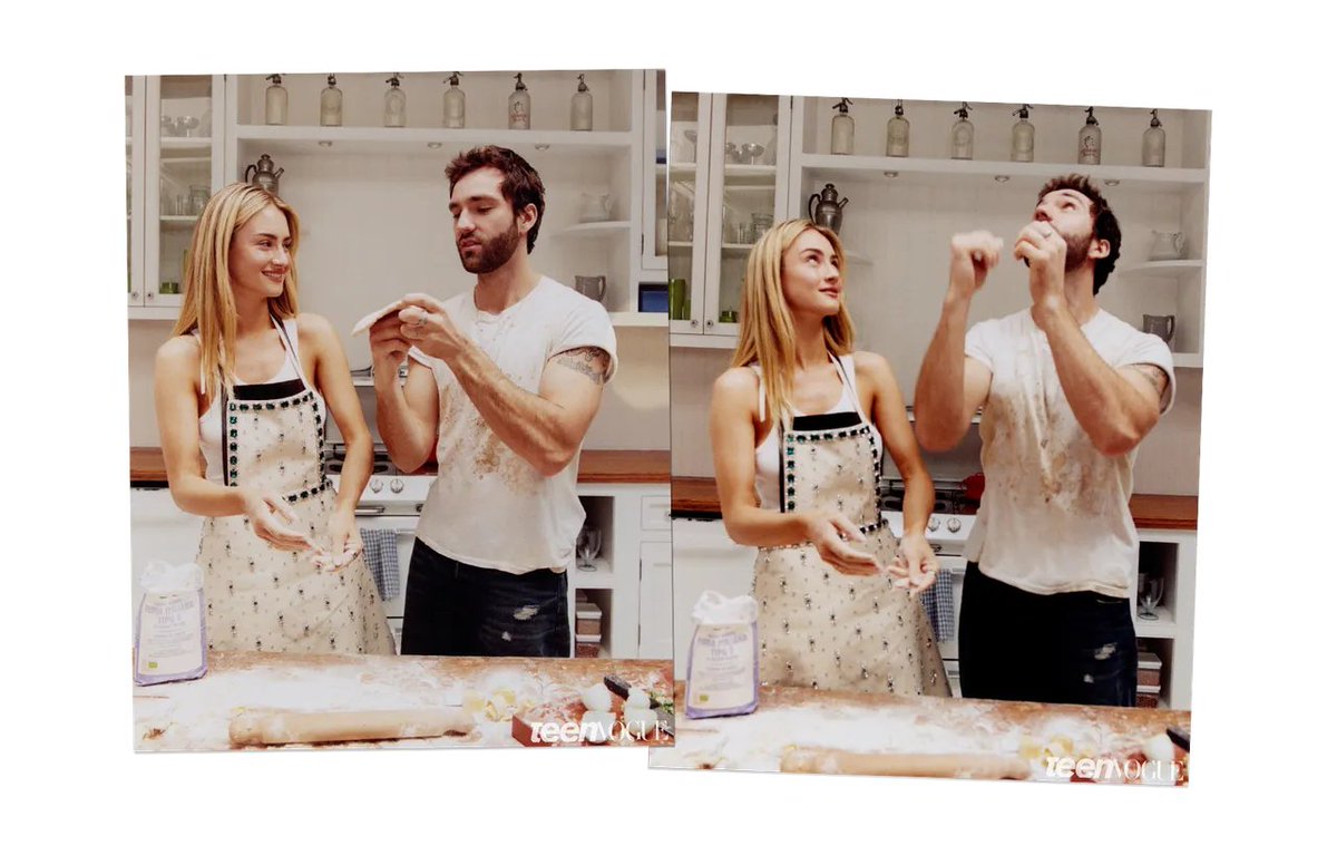 "We have a very similar way of existing. We like our comforts, but we also crave adventure. When we need solitude, cozy and quiet, we go to his. And when we want life and energy, we go to mine. It’s a really good balance."

Grace Van Patten and Jackson White for Teen Vogue (2026)