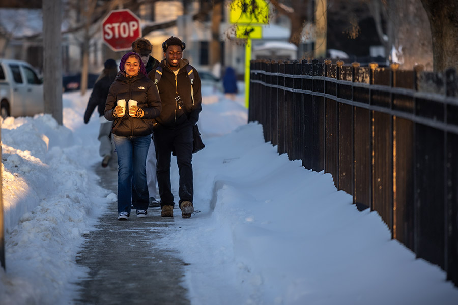 nfaschool's tweet photo. A chilly return to campus for our Wildcats! https://t.co/xzx7fVvBV1