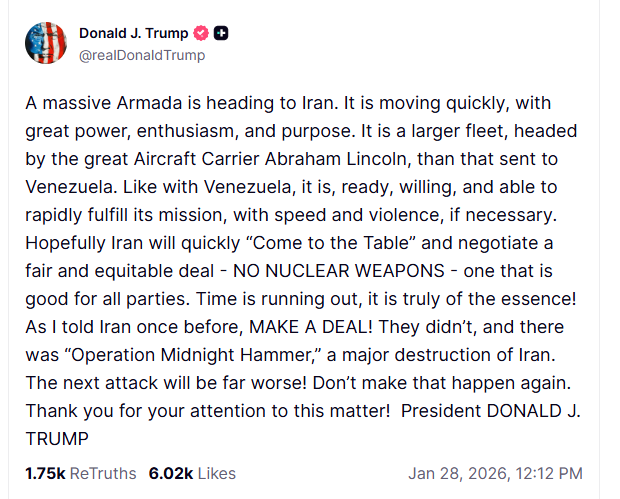 PhillipsPOBrien's tweet photo. Wait, why would Iran have to negotiate not to have nuclear weapons if Trump, as he boasted, "obliterated" Iran's nuclear program a few months ago. 
Might it be that this was nonsense? https://t.co/qjIfjamQ4p