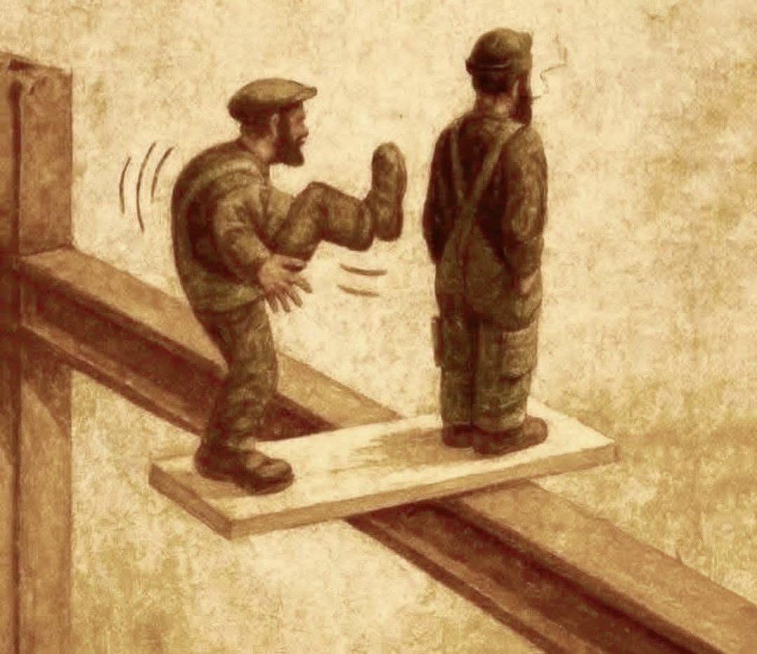 بعض اوقات آپکو گرانے کی 
کوشش کرنے والے یہ نہیں جانتے
کہ انکے اپنے کھڑے رہنے کی 
ایک وجہ آپ بھی ہیں ———— !