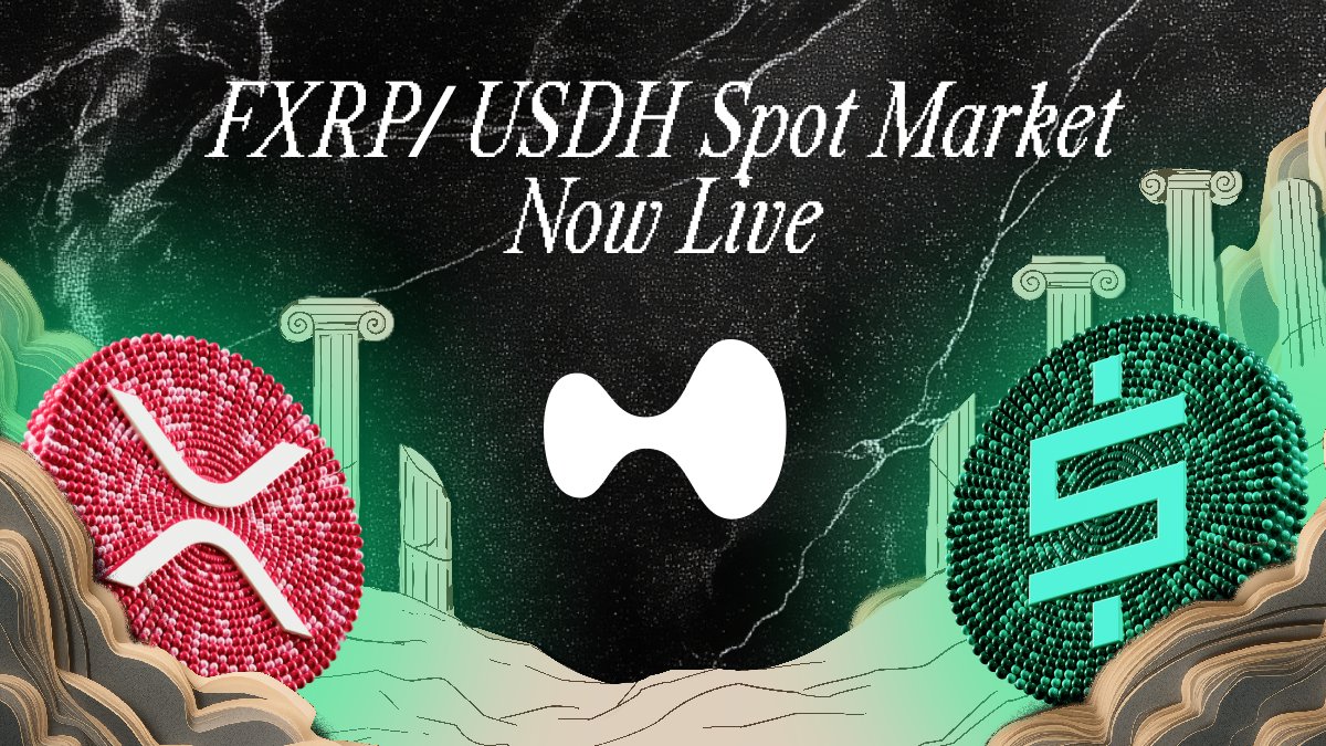 New: FXRP/USDH spot is now live.
👉 app.hyperliquid.xyz/trade/FXRP/USDH

Following the FXRP/ USDC launch, this new $USDH pairing expands XRP trading infrastructure on Hyperliquid — aligning $XRP liquidity with Hyperliquid’s native settlement layer.

✔ 20% Lower taker fees + 50% higher maker