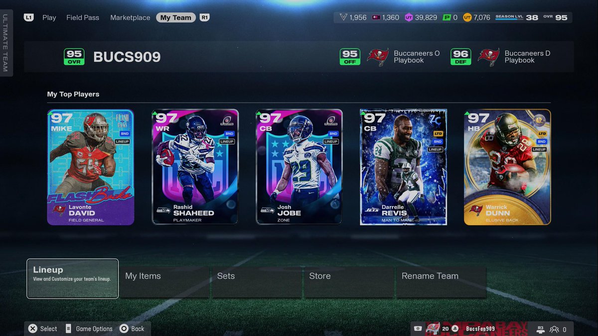 2_Mazzaaa's tweet photo. 60/60 Bucs Theme Team ⚔️🔥🔥 just missing that DJax and sapp @EASPORTS_MUT @Buccaneers @MTGamer88 https://t.co/eGEOg6pu47