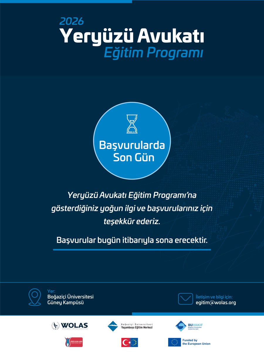 WOLAS - Yeryüzü Avukatları Derneği tweet media