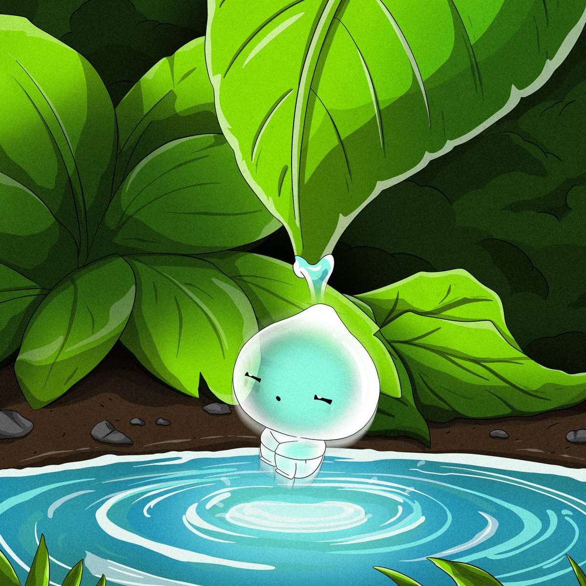 In my lane, drippy, ready to make waves. 💧🌊