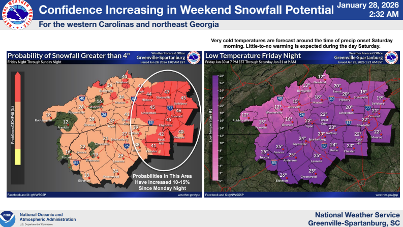 More wintry weather is in the forecast. Please remember all the tips we've posted about safety and staying warm. We will continue to post updates as we learn more about the forecast.