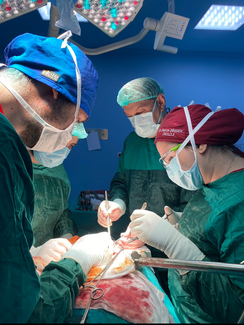 DrZekiBay's tweet photo. Kadın ürolog sayısı oldukça azdır.
Kliniğimizde toplam 21 asistanımız var, bunlardan ikisi Gamze ve Pelin.
Yani iki kadın ürolog yetiştiriyoruz.
Gamze bugün ameliyathanede mesane tümörü 
(sistektomi+ileal neobladder) vakasını asiste etti. 
👏👏👏
#sancaktepeüroloji https://t.co/RJvEv0SEtl