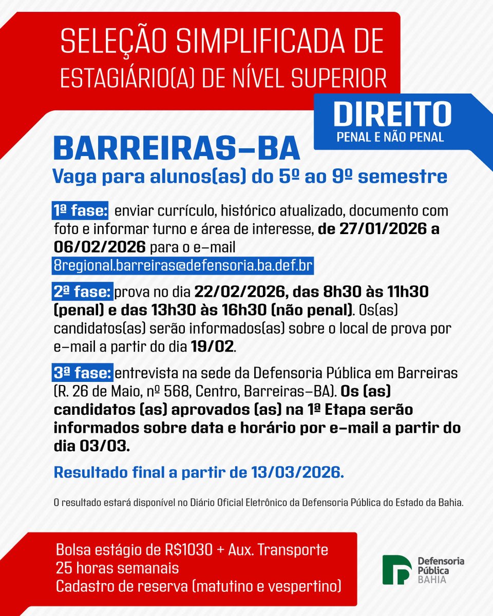 Defensoria Pública (@defensoriabahia) on Twitter photo 