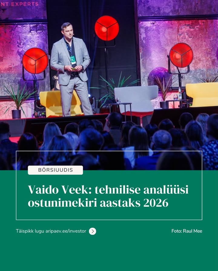 InvestorToomas's tweet photo. Investor Toomase konverentsil taas lavale astunud Vaido Veek näitas, kuidas üksikaktsiatesse investeerimise puhul graafikute abiga juhuslikkust vähendada. Veegi sõnul ei ole tehniline analüüs ennustamine, vaid tööriist, mis aitab investoril paika panna… https://t.co/2WdmMyjW23 https://t.co/MyQUyFwTjE