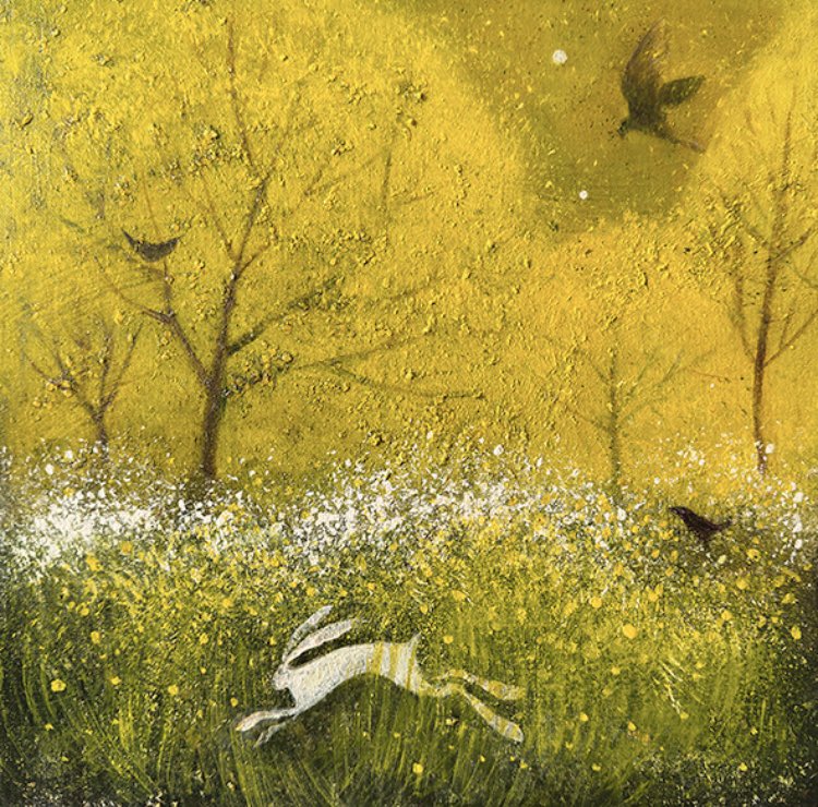 ArtGuideAlex's tweet photo. Wild Catkins Glow #CatherineHyde https://t.co/ER26050Jap
