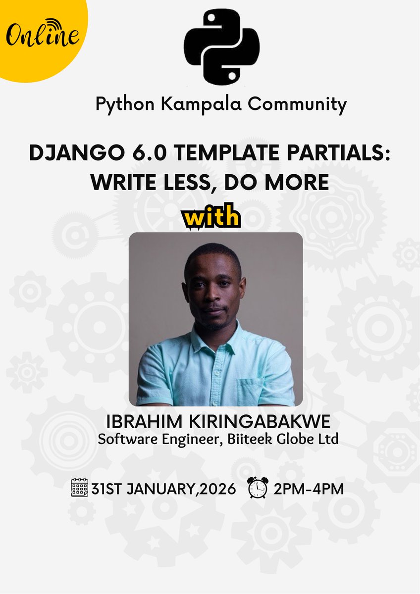 Python Kampala tweet media