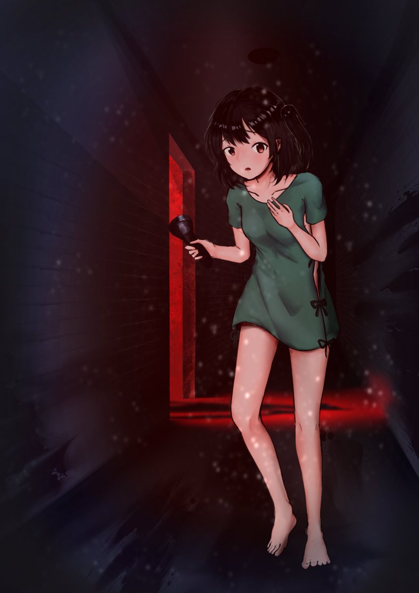 ShaSharkCT's tweet photo. I didn't plan to finish this painting completely, but it looks strange without a background, so I still finished it.
#dysthansia https://t.co/SwSlIUqHcc
