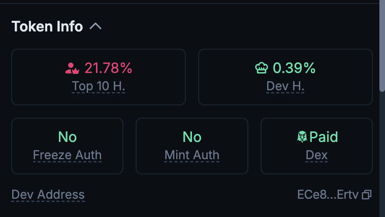 Dex Paid 🙌
$LYR0 to the moon 🚀
uD1ysKPoZgXNnZPY1TZwadK4KHSzsF1vx6PnSPjcyai