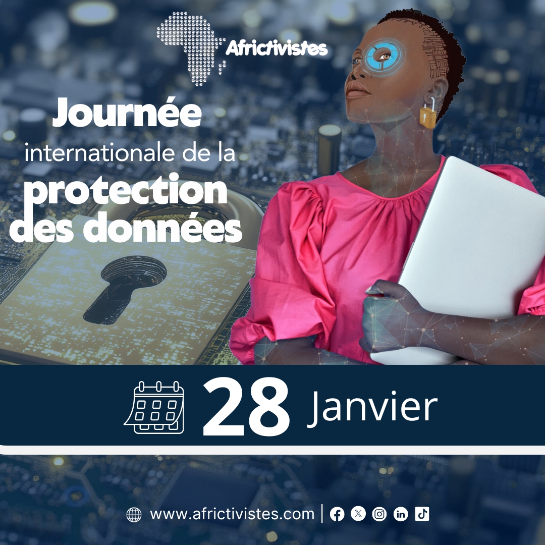 AFRICTIVISTES's tweet photo. En #Afrique, la question des données personnelles n’est pas qu’un enjeu technique.
C’est une question de droits humains, de démocratie et de libertés publiques.

📱 Données biométriques, fichiers électoraux, réseaux sociaux, surveillance numérique…

Nos données sont trop souvent collectées sans consentement, utilisées pour contrôler, réprimer ou faire taire les voix citoyennes.

Protéger les données personnelles, c’est :

- défendre la vie privée des citoyens,
- protéger les journalistes, activistes et défenseurs des droits humains,
- lutter contre l’usage abusif des lois numériques,
- promouvoir une citoyenneté augmentée, consciente et responsable.

🗣️ La protection des données ne doit jamais être un prétexte à la censure.

🔒 Sans protection des données, il n’y a pas de liberté numérique.

#DataProtectionDay
#DroitsNumériques
#ViePrivée
#AfricTivistes
#CitoyennetéAugmentée
#InternetFreedom

—---------------------------------------------------------------------------

In #Africa, the issue of personal data is not merely a technical matter.
It is a question of human rights, democracy, and public freedoms.

📱 Biometric data, electoral rolls, social media, digital surveillance…
Our data is too often collected without consent, used to control, repress, or silence citizen voices.

Protecting personal data means:

- defending citizens’ privacy,
- safeguarding journalists, activists, and human rights defenders,
- combating the abusive use of digital laws,
- promoting an informed, responsible, and empowered citizenship.

🗣️ Data protection must never be used as an excuse for censorship.

🔒 Without data protection, there can be no digital freedom.

#DataProtectionDay
#DigitalRights
#Privacy
#AfricTivistes
#EmpoweredCitizenship
#InternetFreedom