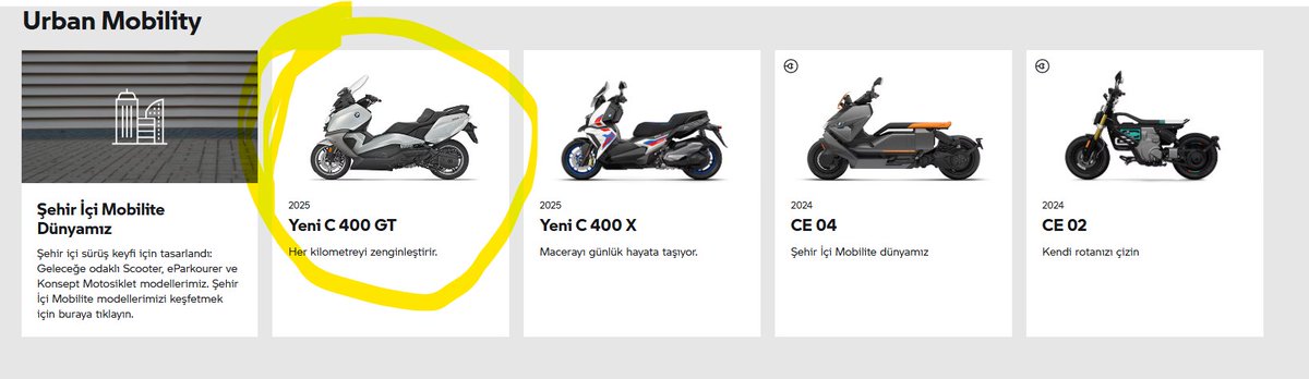 tokers46's tweet photo. @BMWMotorrad_TR 
Şaka mı bu ? 

Yeni C 400 GT modeline eski 650 GT modelinin resmini koymuşsunuz. https://t.co/SBC2zz5gVk