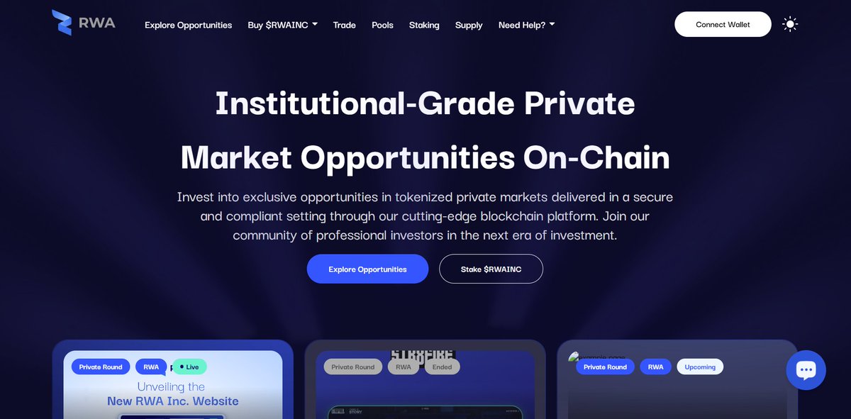 RWA Inc. Investor Platform 2.0 is officially LIVE! 🚀💎

The next generation of tokenized investment has arrived. We’ve completely re-engineered the experience to bridge the gap between traditional finance and the future of on-chain assets.

Why Investor Platform 2.0 is a