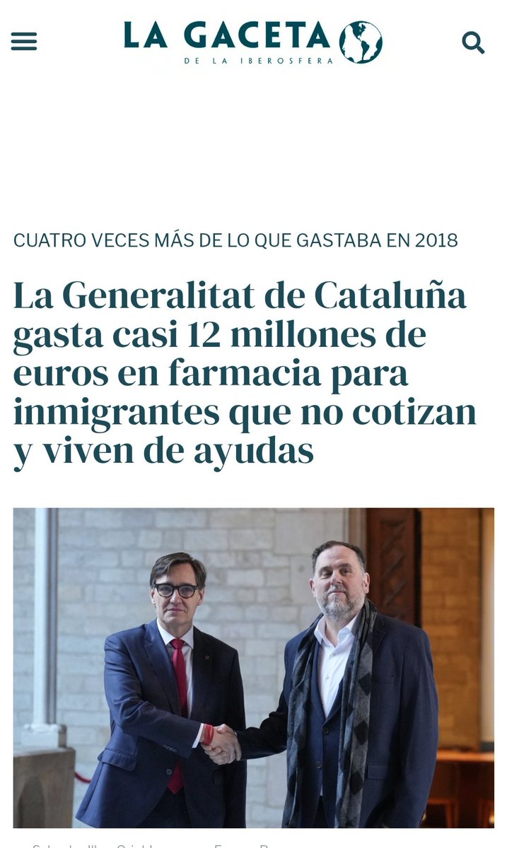 EvaGarc14446704's tweet image. Perquè els catalans que treballem i cotitzem hem de pagar un % de despeses farmacèutiques, i qualsevol immigrant que acaba d'arribar que no cotitza i viu d'ajudes les té gratis? No és estrany que tinguem la sanitat col·lapsada i ens apugin cada cop més els impostos.