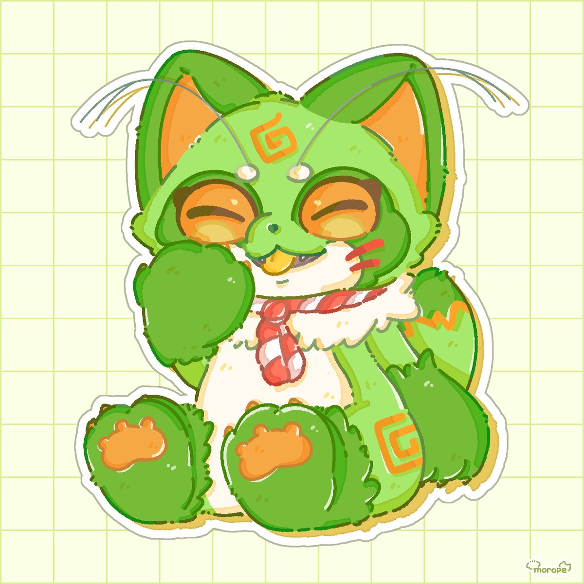 morope_'s tweet image. 全員描く予定です🗓️

可愛いケモが描けるようになりたいです🐾