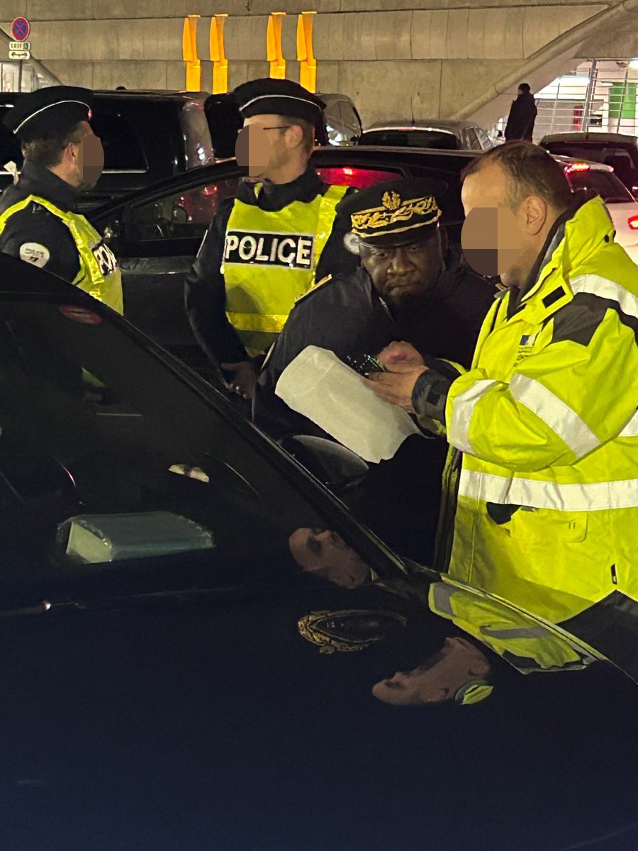 Image de Préfet de Seine-et-Marne - Le sous-préfet de Torcy, Alain Ngouoto s'est rendu sur un contrôle mené dans la zone unique de prise