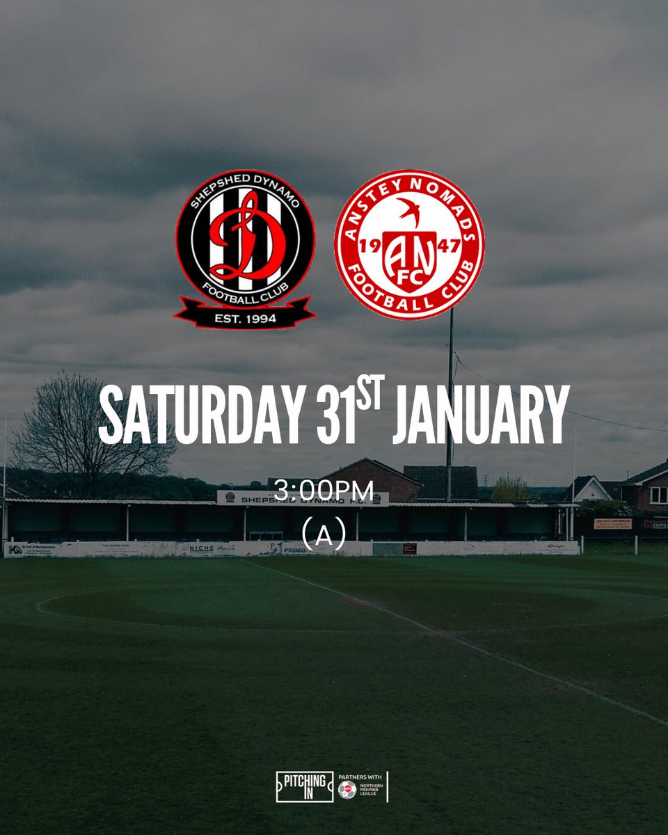 🆙 Next 

We travel to Shepshed Dynamo in a local derby! 

#UpTheNomads
