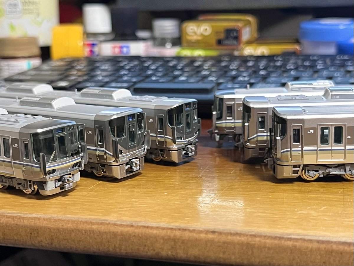 TOMIXの223系2000番台を体質改善車風に加工してみました！ 初めてやる