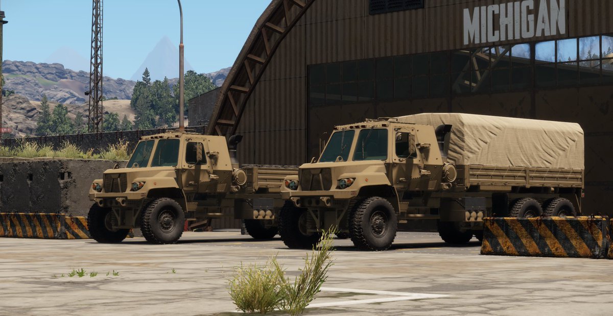 Spartan_Team6's tweet photo. FMTV A2 are published but still a WIP. I need to compress something’s to get the size of the mod lower.
I was able to get the make pro down to 146mb so the plan is to get these that low if not lower.
#armareforger #arma #fmtv #fmtva2 #zpm #developer https://t.co/HF1xkgjZya