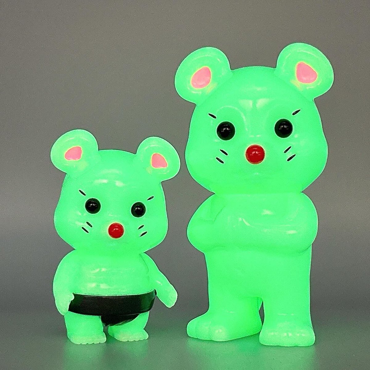 ぎぎのしん&ギギオ🐭🧀GID🔆 #真頭玩具 #リアルヘッド #realhead