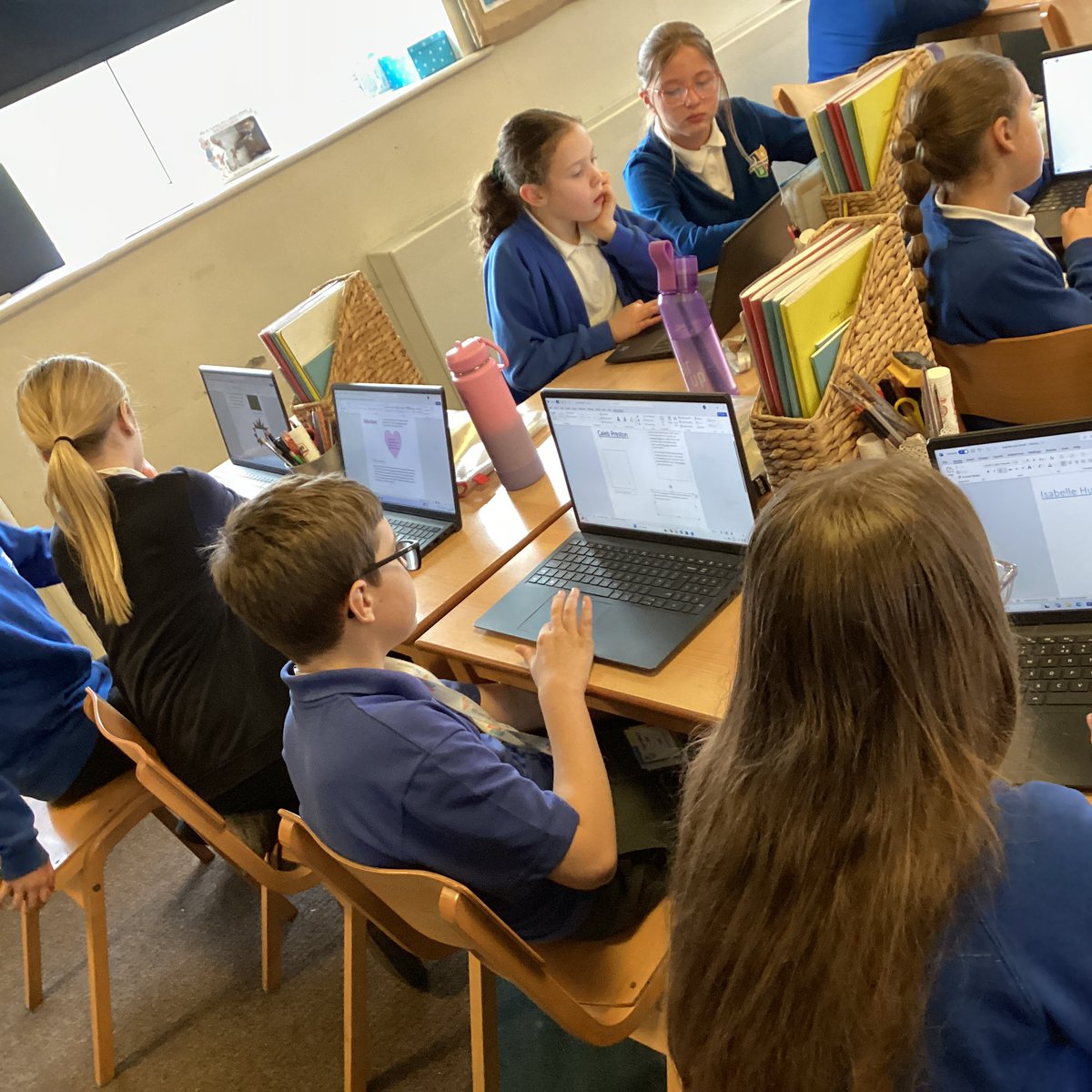 JCAWakefield's tweet image. In computing, Year 6 have started their new computing unit of creating a class yearbook. They have started by making their own pages; focussing on using word art, shapes and different text boxes on word to create an interesting profile @ComputingJca #makingmemories