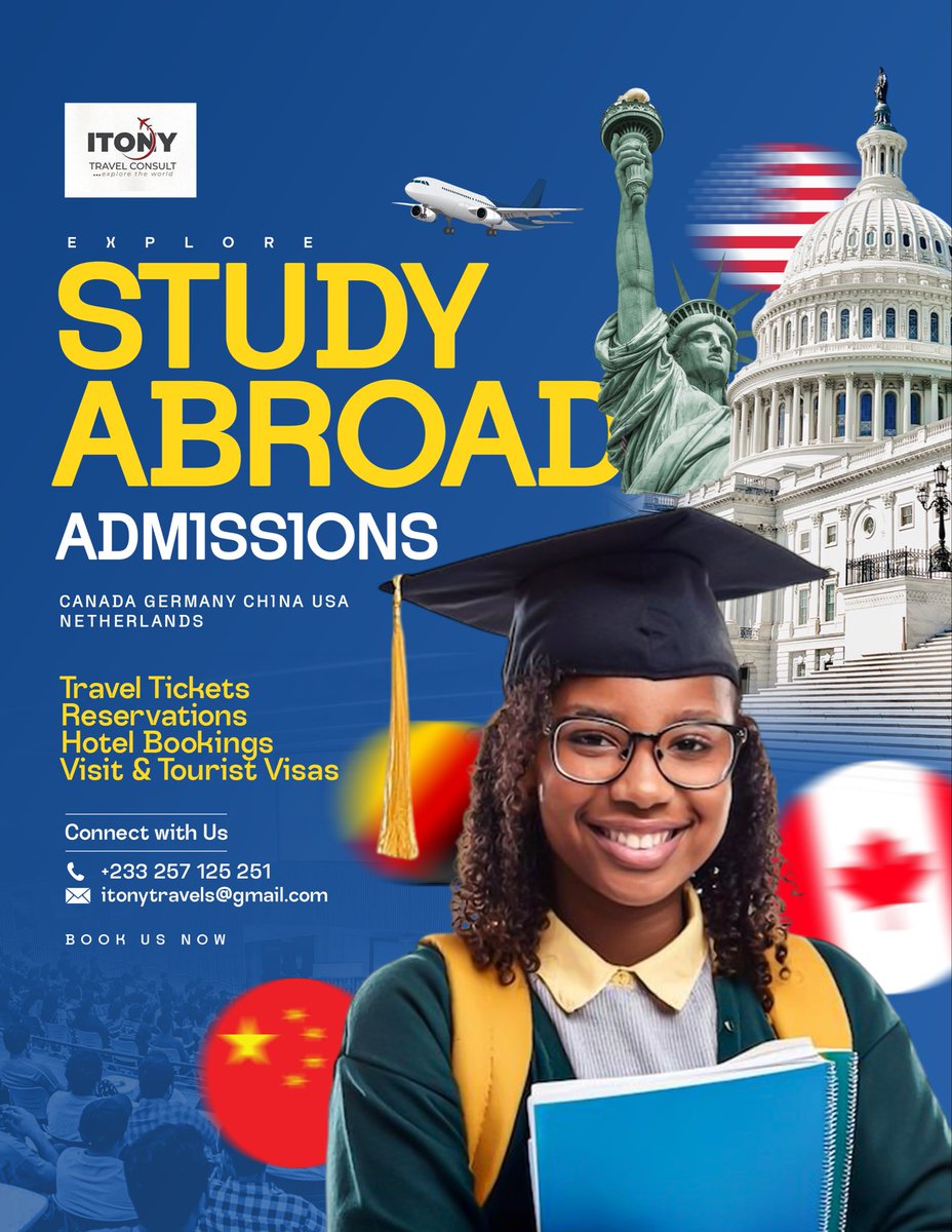 🇨🇦 STUDY IN CANADA — WE’VE GOT YOU COVERED!Thinking of studying in Canada but don’t know where to start?

we make the process simple, clear, and stress-free.
✅ School search &amp; eligibility check
✅ Get 3 suitable schools + a budget sheet
✅ Admissions processing