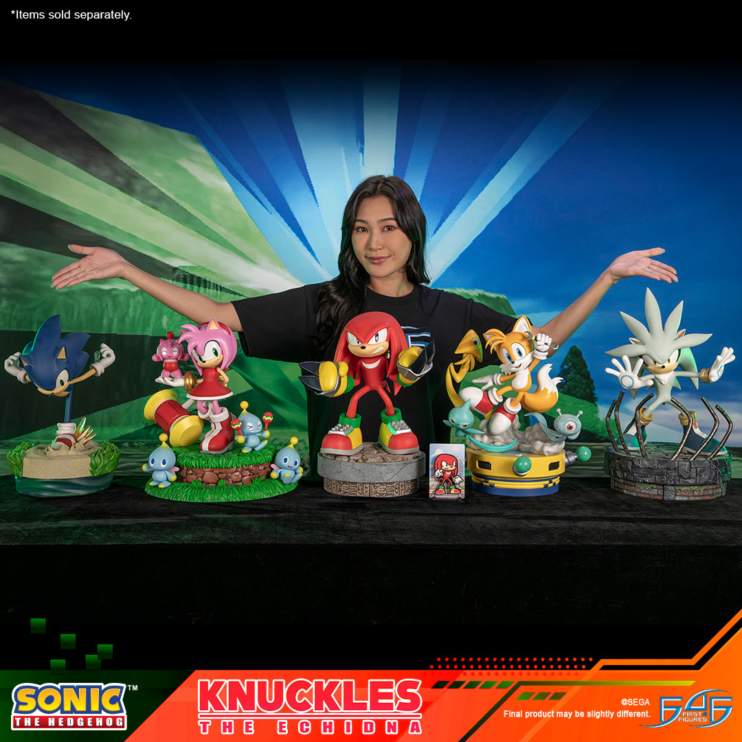First4Figures's tweet image. KNUCKLES PRE-ORDERS OPEN TOMORROW!

LOOK: Here’s Knuckles along with F4F’s other Sonic The Hedgehog statues! Are you ready to pre-order tomorrow?

Sign up here (first4figures.com/products/moder…) and get $10 off once pre-orders are open!

Secure our other Sonic The Hedgehog statues by…