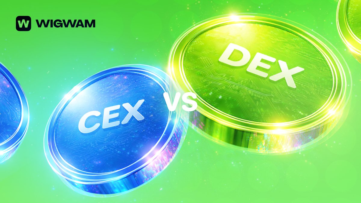 CEX vs #DEX explained fast⬇️ CEXs are run by companies, you create an  account, pass #KYC, and trust the platform to hold your #crypto. DEXs run  on-chain, you trade directly from your