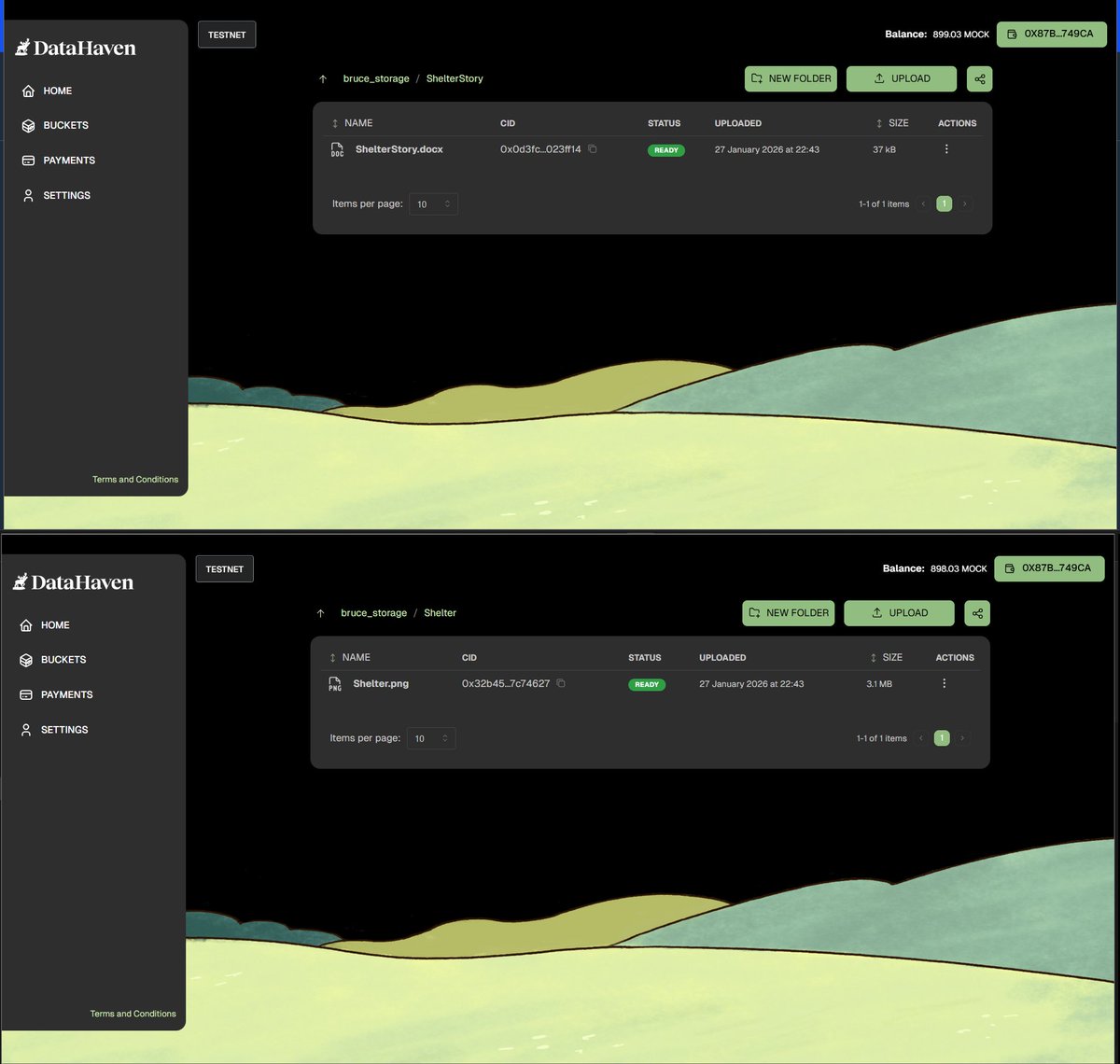 Silantbox's tweet photo. @DataHaven_xyz My shelter design represents consistency, progress, and ownership.
Each folder shows my journey of building, testing, and improving step by step.
DataHaven feels like a true digital home where my work stays safe and permanent.
@DataHaven_xyz https://t.co/bTREoGSTuL