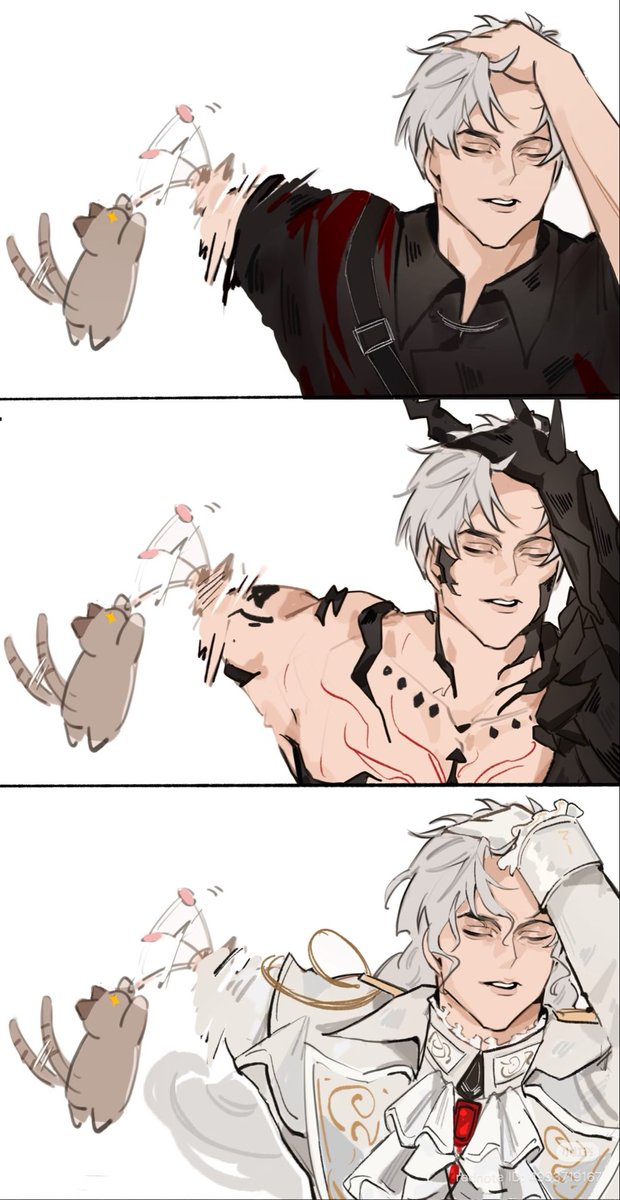 Sylus nonchalantly being kittens fav trigger in every time line is my favorite headcanon 🤭❤️
Cre: 沫潇 on Xhs
Repost with permission pls
#Sylus